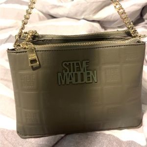 Steve madden dark green cross body bag